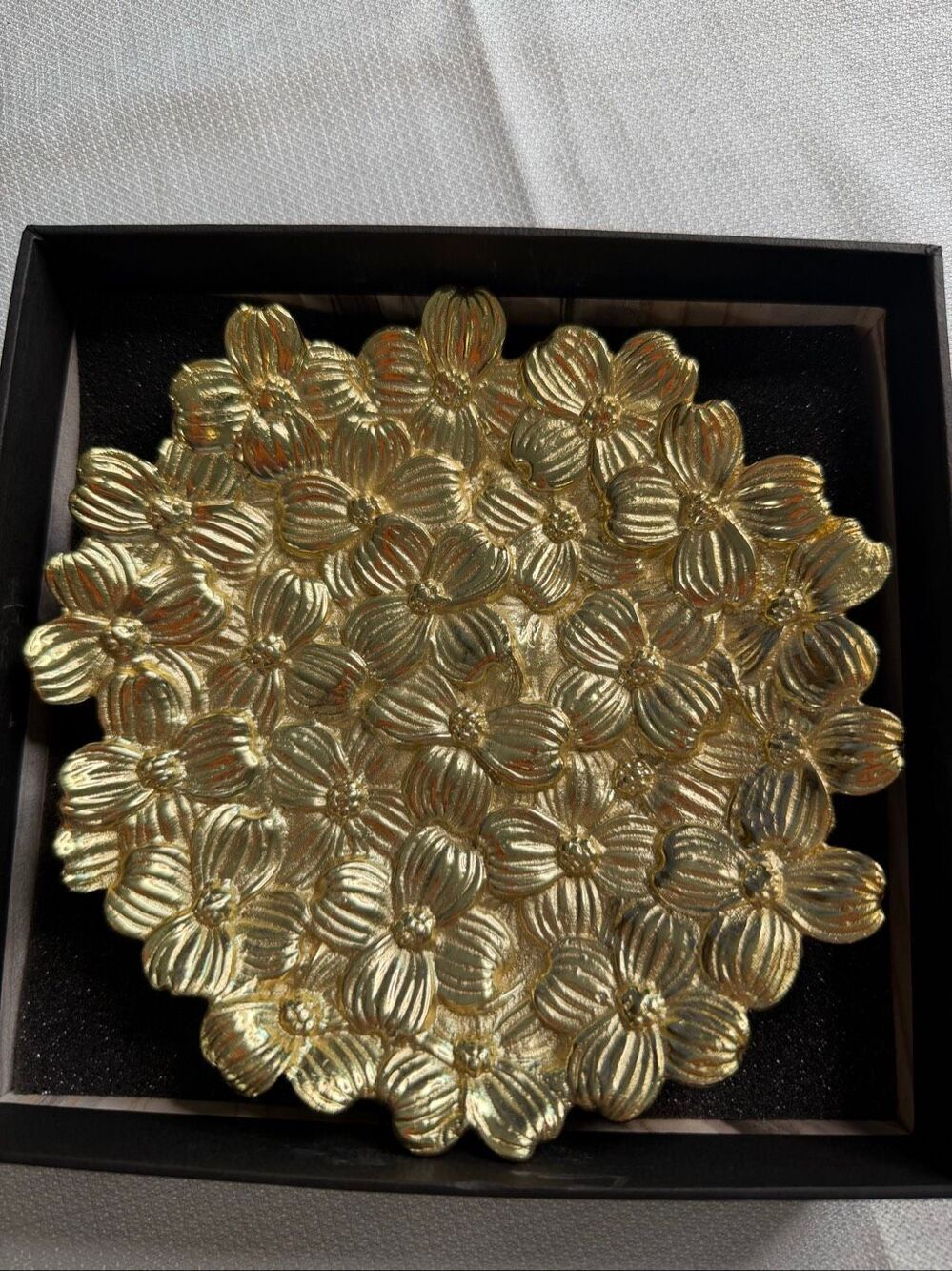Michael Aram Dogwood Catch All Dish Plate Tray - Picture 2 of 7